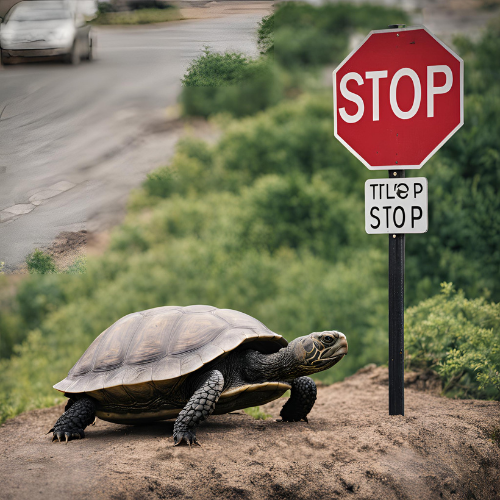 BRANDBRIEF Invoer STOP van gevonden schildpadden. 